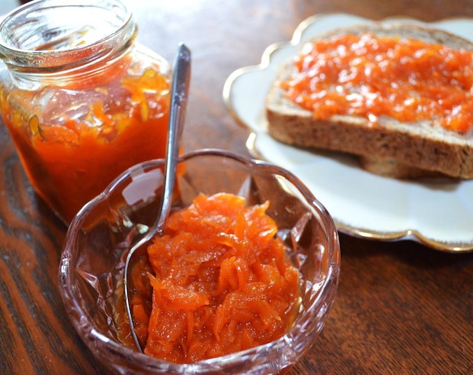 Organic Carrot Jam, Homemade Additive Free Carrot Jam, Village Product Authentic Foods,Traditional and Gourmet Flavor Carrot Jam 11oz (310g)