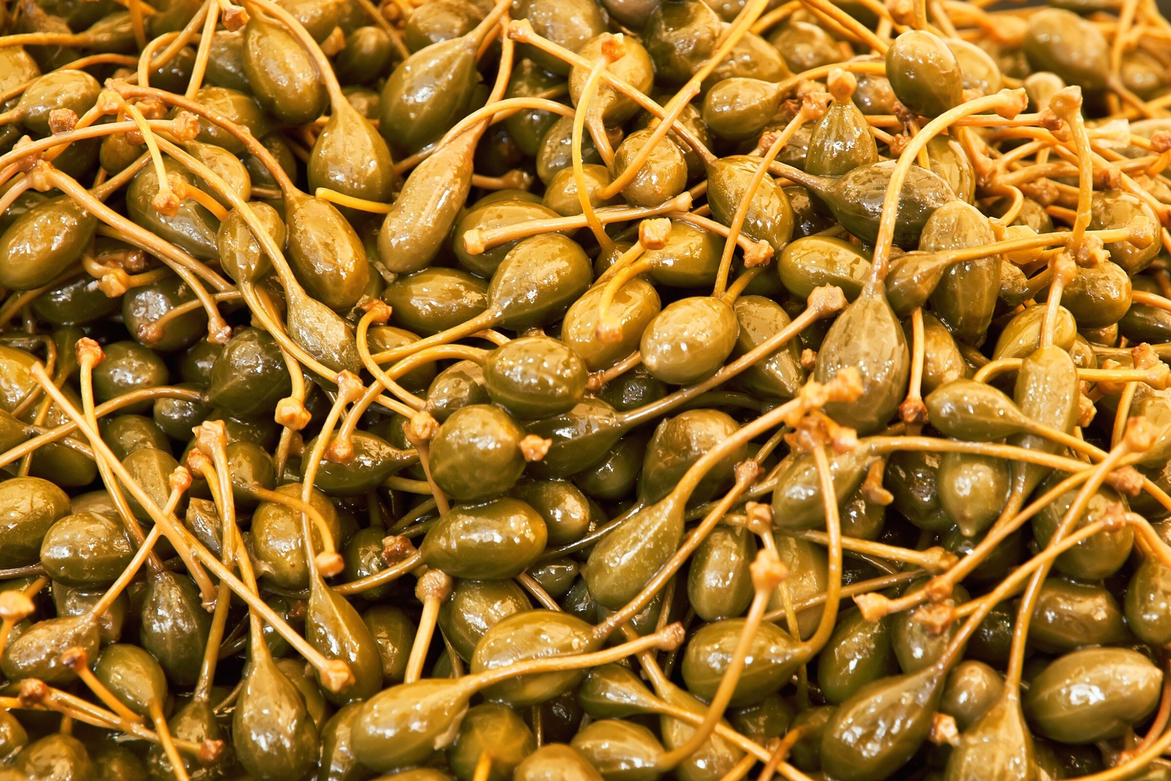 Pickled Caper Berries, Fresh Pickled Capers, Canned Capers in a Glass ...