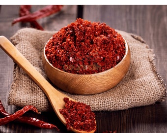 オーガニックの砕いた赤唐辛子チリフレーク - Etsy 日本