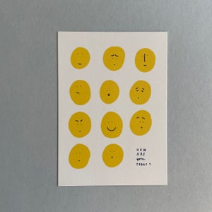 Comment vas-tu? / Carte postale / Émotions
