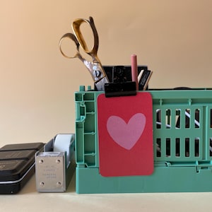 Hart Mini Kaart – Liefdevolle wenskaart voor Valentijnsdag, bruiloft, verjaardag en vriendschap | Minimalistische hartillustratie