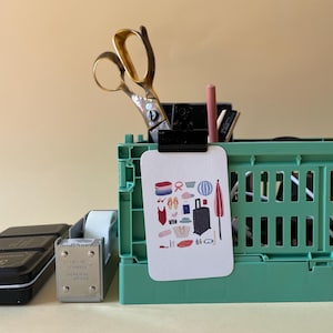 Mini card con lista di imballaggio – biglietto di auguri di viaggio, regalo per gli amanti dei viaggi e delle vacanze