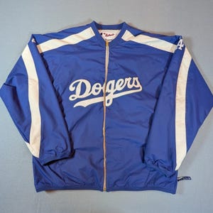 Majestic Dodgers Jacket - Etsy