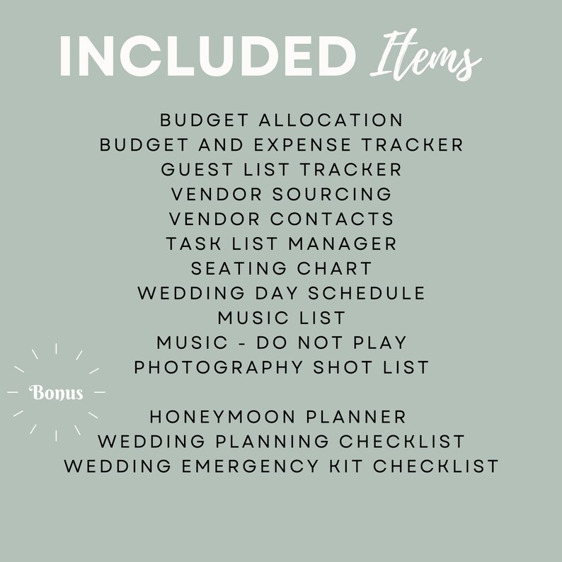 Planner Digital Wedding Seating Chart Wedding Guestlist Tracker Google