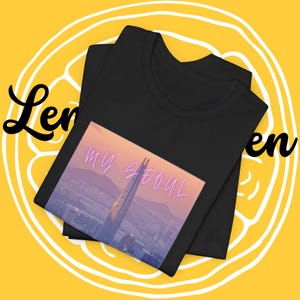 My Seoul Korean T-Shirt for Travelers, Korea Tee, Seoul Landmarks, Gift for Korea Enthusiasts, Korean Culture, Gift for him