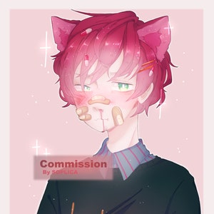 Digital Art Commissions Anime Style/Icon/Gift/Fanart