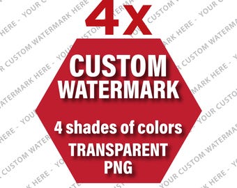 CUSTOM Watermark, BUSINESS Watermark, Professionals personal name watermark, Protect Your Online and offline Content, Transparent PNG File