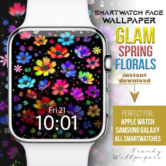 Apple Watch Face, Watch Wallpaper, Smartwatch Wallpapers, Rainbow