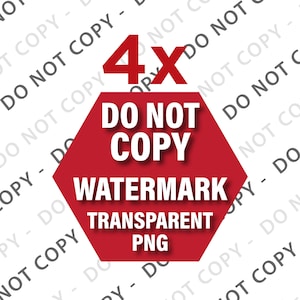 Puede incluir: Un letrero hexagonal rojo con el texto "4x NO COPIAR MARCA DE AGUA PNG TRANSPARENTE" en blanco. El letrero está sobre un fondo blanco con el texto "NO COPIAR" repetido en gris.