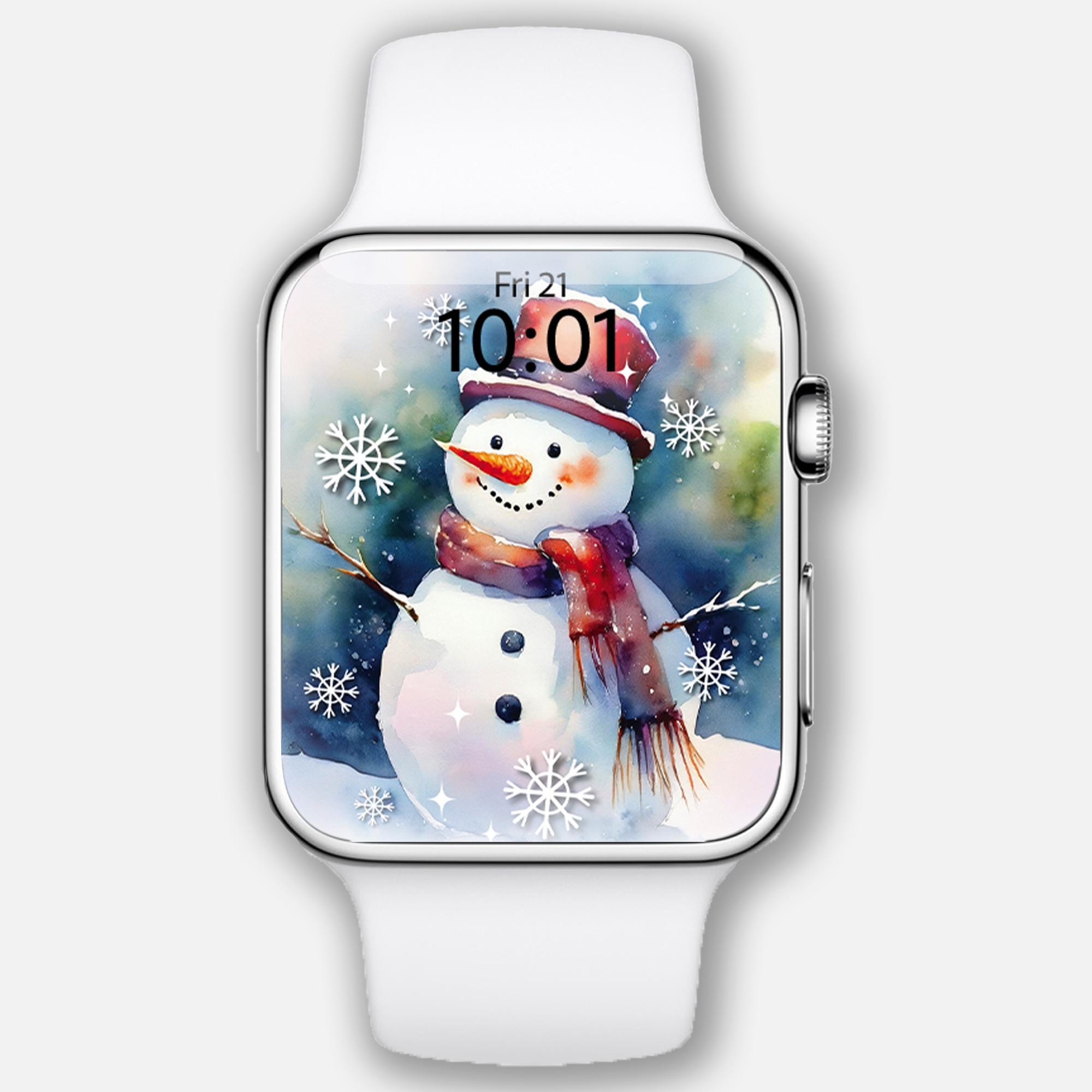 Snowman apple watch face - Etsy 日本