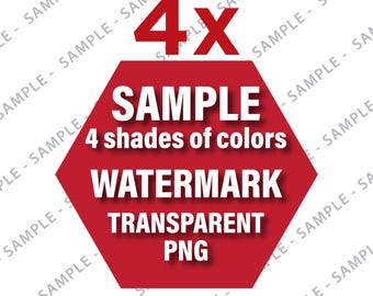 Watermark, SAMPLE Watermark, Protect Your Online or offline Content, Transparent PNG File, Protect items, Identify documents as a sample