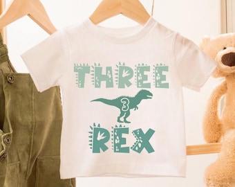 Three Rex Matching Family Birthday Shirts, 3 Rex birthday shirt, Boy Dinosaur Birthday, Dinosaur Birthday Boy Outfit, Three Rex Shirt