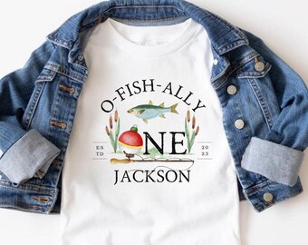 Camiseta de cumpleaños de O-Fish-Ally, atuendo de primer cumpleaños de O-Fish-Ally, fiesta de cumpleaños de pesca, cumpleaños familiar a juego O-Fish-Ally Mamá y yo