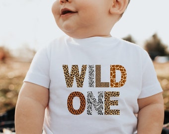 Wild One Birthday Shirt, 1st Birthday Shirt, Matching Safari Animal Birthday, Wild Birthday Outfit, 1st Birthday Outfit, Wild Birthday Tee