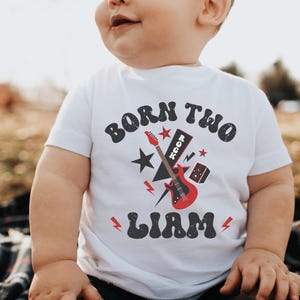 Rock n Roll Birthday Family Shirts, Personalized Rocking Birthday Shirt, Rockstar 1st Birthday, Around the World Tour Birthday