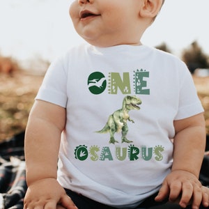 Dinosaur 1st Birthday Matching Family Shirts, 1st Birthday Shirt, One-O-Saurus Shirt, Dinosaur Birthday Tee, Birthday Boy Outfit, Dino Shirt