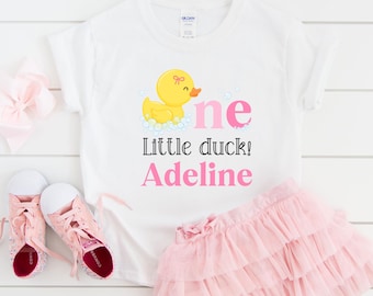 Rubber Ducky Family Birthday Shirts Rubber Ducky 1st Birthday Shirt Rubber Duck Birthday Girl Boy Outfit Splish Splash Matching Mommy and Me