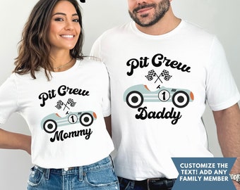 Personalized Fast One Birthday Shirt, Race Car Birthday Shirt, 1st Birthday Shirt, Fast One Matching Family Birthday Shirts, Birthday Boy