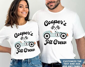 Personalized Fast One Birthday Shirt, Race Car Birthday Shirt, 1st Birthday Shirt, Fast One Matching Family Birthday Shirts, Birthday Boy
