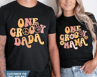 One Groovy Babe Birthday Shirt, Groovy One Family Birthday Shirts, Groovy 1st Birthday Outfit, One Groovy babe Shirt, One Groovy Mama Shirt