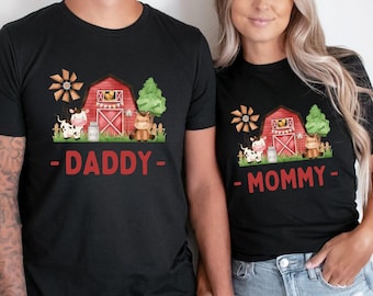 Barnyard Birthday Shirt, Farm Theme Birthday shirts, Farm Birthday shirt, Personalized Family Matching Farm Birthday Shirts, Barnyard Shirt