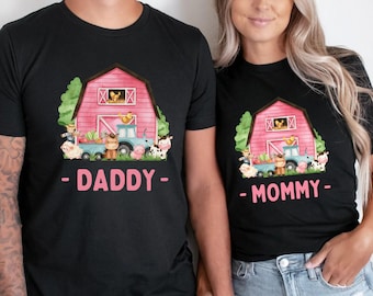 Farm birthday shirt, pink farm birthday, farm theme birthday, farm animal birthday, girl farm birthday, barnyard birthday, birthday girl