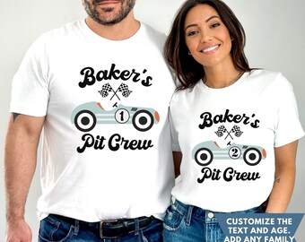 Personalized Fast One Birthday Shirt, Race Car Birthday Shirt, 1st Birthday Shirt, Fast One Matching Family Birthday Shirts, Birthday Boy