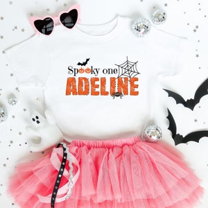 Spooky One Birthday T-Shirt, Mommy and Me Shirts, Halloween 1st Birthday, first birthday girl, Spooky Family Shirts, Halloween Mom Shirt
