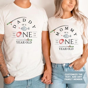 O fish ally One Birthday Shirt Ofishally One 1st Birthday Outfit Fishing Birthday Party Matching Family Birthday O Fish Ally Mommy and Me Etsy