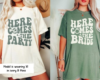 Groovy Bachelorette Party Shirts, Retro Bachelorette Shirt, Here Come The Bride Shirt, Retro Bride, Bridal Party Shirt Women,Bridesmaid Gift