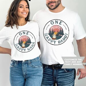 One Happy Camper Shirt, One Happy Camper Matching Family Tees, First ...