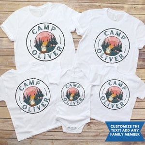 One Happy Camper Shirt, One Happy Camper Matching Family Tees, First ...