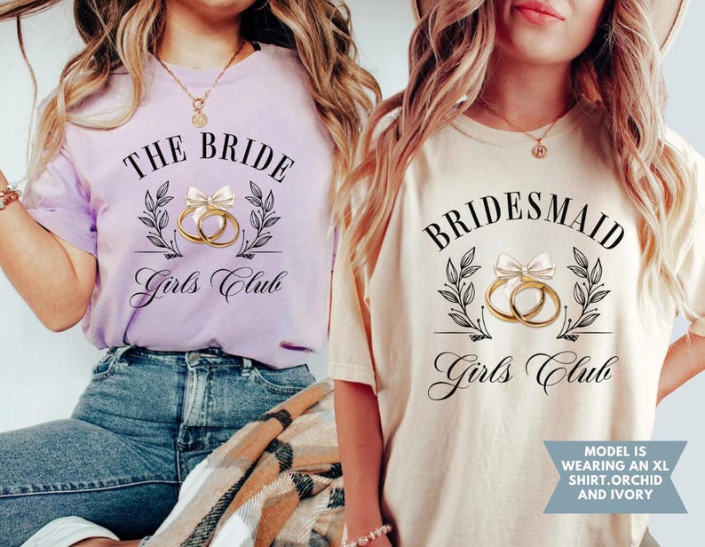 Comfort Colors Luxury Custom Personalized Bachelorette Party Matching