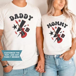 Rock n Roll Birthday Family Shirts, Personalized Rocking Birthday Shirt, Rockstar 1st Birthday, Around the World Tour Birthday