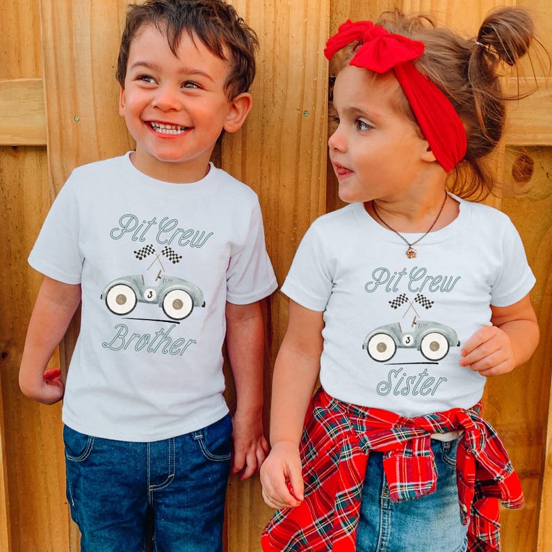 Race Car 3rd Birthday Shirt, I am Three Shirt, 3rd Birthday Outfit, Personalized Matching Family Birthday Shirts, Racing 3rd Birthday image 5