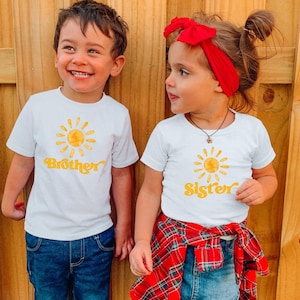 T-shirts soleil fête du premier anniversaire, T-shirts maman et moi, T-shirts famille assortis, T-shirts famille assortis, Premier voyage autour du soleil image 6