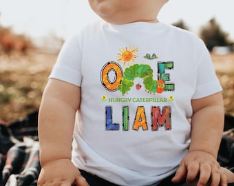 Hungry Caterpillar First Birthday Shirts, Family Matching One Hungry Caterpillar Birthday shirt, First Birthday Shirt caterpillar family