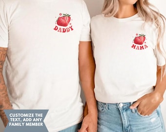 Berry First Birthday Matching Family Shirt, Comfort Colors Strawberry Mama Dada Tee, Strawberry 1st Birthday Shirt,Strawberry Mom Dad Tshirt