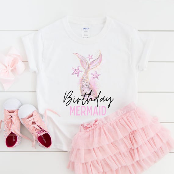 Mermaid Birthday Shirt, Mermaid Shirt, Matching Family Birthday Shirts, Birthday Girl Matching Shirts, Under The Sea Shirts, Party T-Shirt