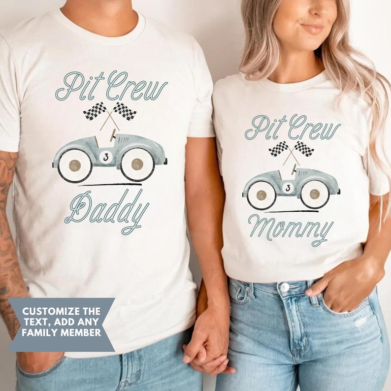 Race Car 3rd Birthday Shirt, I am Three Shirt, 3rd Birthday Outfit, Personalized Matching Family Birthday Shirts, Racing 3rd Birthday image 2