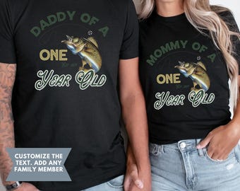 O-Fish-Ally One First Birthday Family Matching Shirt, The Big One Fishing 1st Birthday, Boy Fishing Theme Birthday, Personalized Shirt