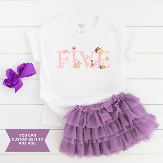 Fairy Birthday Family Shirts, Magical Fairy Birthday Outfit, Whimsical Fairytale Birthday Shirt, Personalized Fairy Birthday Shirt