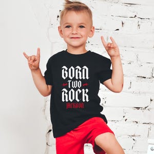 Rock n Roll Birthday Family Shirts, Personalized Rocking Birthday Shirt, Rockstar 1st Birthday, Around the World Tour Birthday