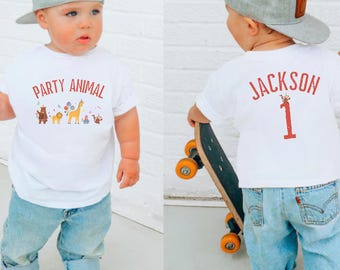Party Animal Shirt, Zoo Birthday Party T-Shirt, Animals Birthday Tee, Safari Animals Birthday Party Shirt, Zoo Birthday, Wild birthday Shirt