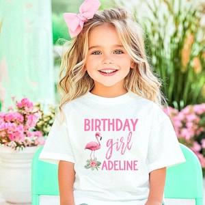 Flamingo birthday shirts, family matching shirts, flamingo birthday, flamingo theme party, flamingo 1st, girl birthday shirt, 1st birthday