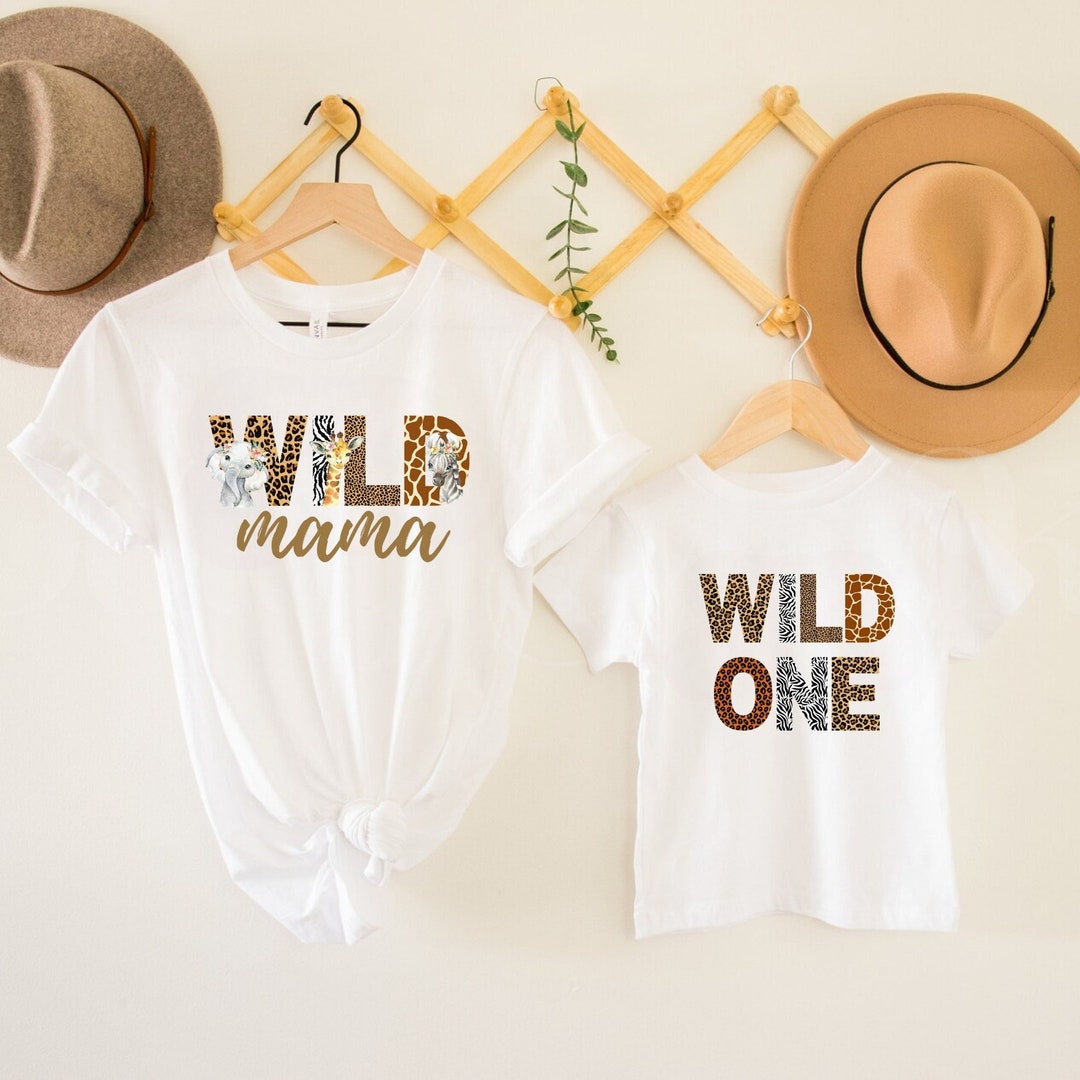 Wild One Safari Animals Zoo 1st First Birthday Shirt Wild One - Etsy