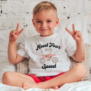 Need Four Speed Dirt Bike Birthday Shirt, 4th Dirt Bike Birthday Outfit, Dirt Bike 4th Birthday Shirt, Matching Family Shirts