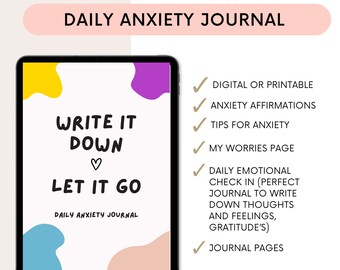 Emotional Health Printable Journal - Etsy
