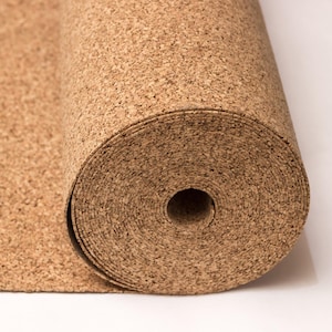 Non Adhesive Cork Sheet - 610mm x 450mm - 3mm Thick - 4 Pack