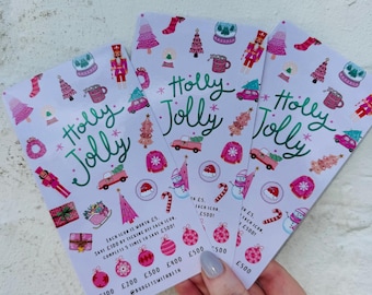 Christmas Saver Challenge – Laminated Cash Envelope Tracker